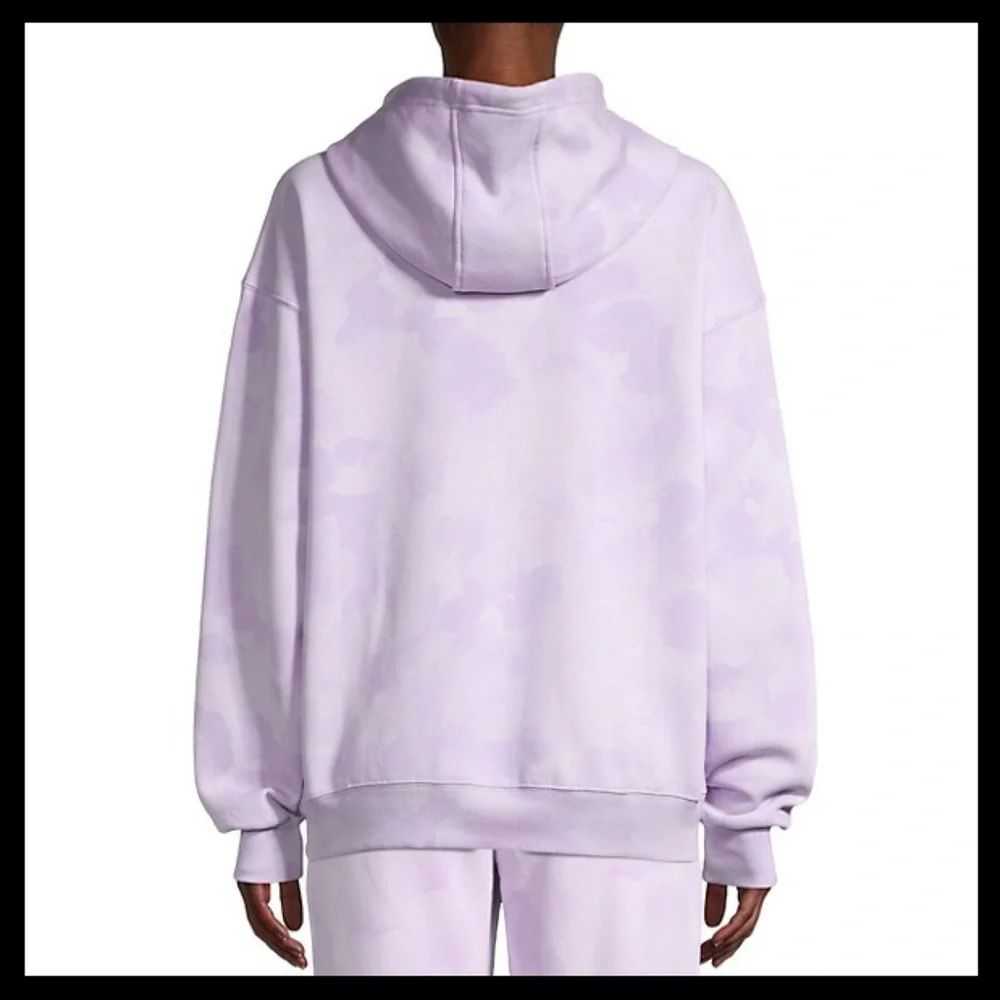 LAZYPANTS The Cooper Hoodie Sweatshirt In Lavender Sponge - Picture 6 of 10